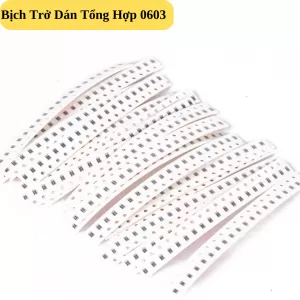 Bịch Điện Trở 0603 Tổng Hợp Dán 10Ohm Đến 1M 90 Loại